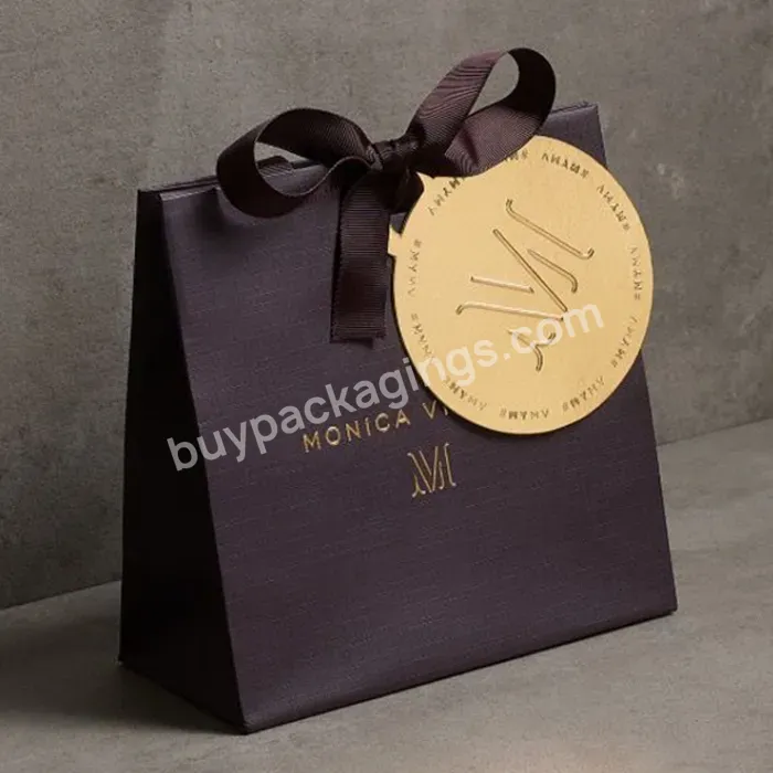 Wholesale Cheap Custom Luxury Silver Grey Paper Packaging Shopping Bags With Different String Handle Types For Shoes