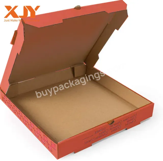 Wholesale Cheap Custom Printed Personalised All Size 9 10 11 12 14 18 Inch Corrugated Fries Hamburger Kraft Paper Pizza Boxes