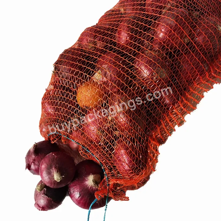 Wholesale Cheap Onion Polyethylene Net Sack Knitt Mesh Bag Roll