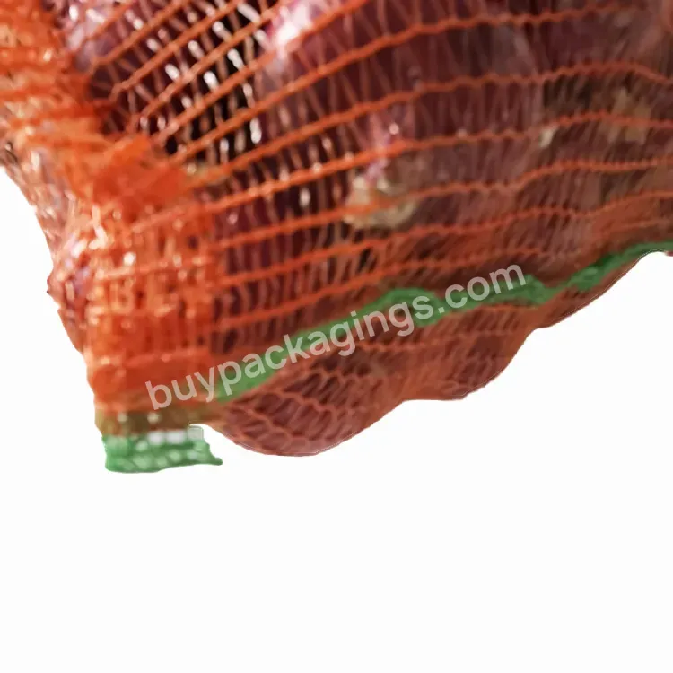 Wholesale Cheap Onion Polyethylene Net Sack Knitt Mesh Bag Roll