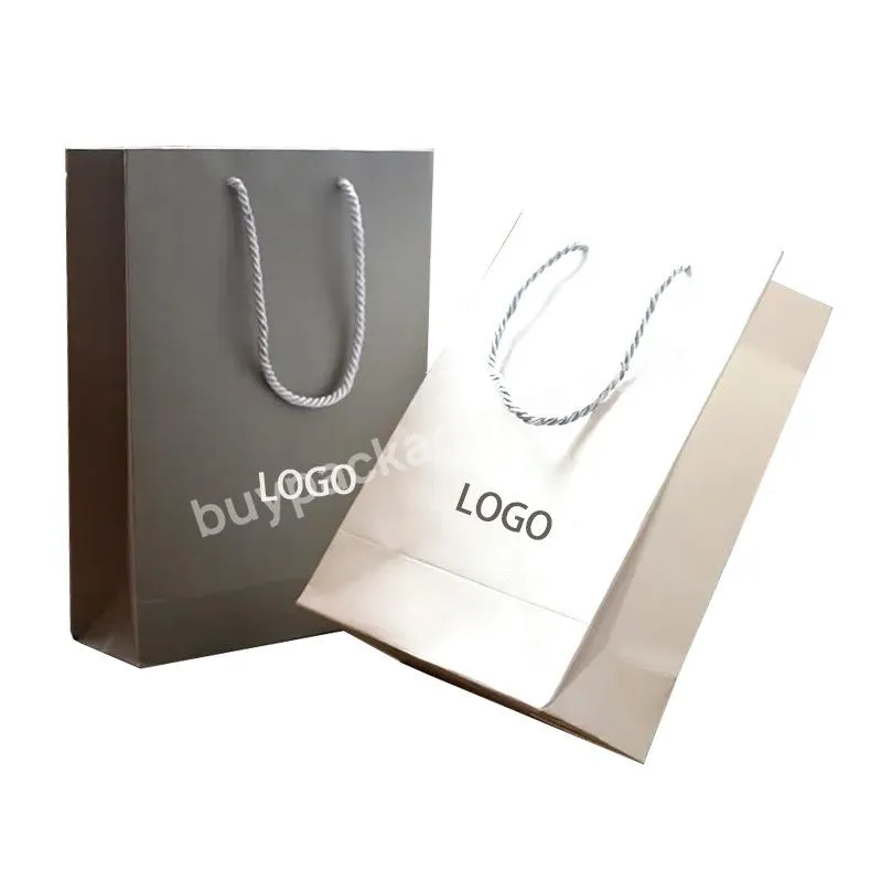 Wholesale Cheap Price Luxury Famous Brand Gift Custom Printed Shopping Paper Bag With Your Own Logo