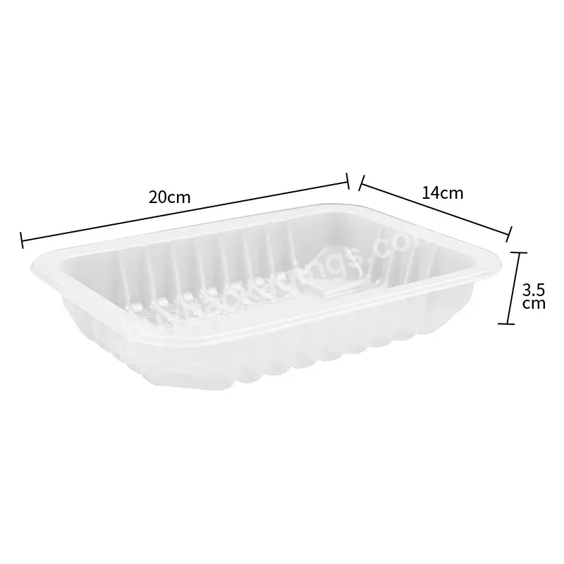 Wholesale Cheap Price Take Away Fruit Salad Meat Cookie Bowl Packaging Box Disposable Plastic Tray