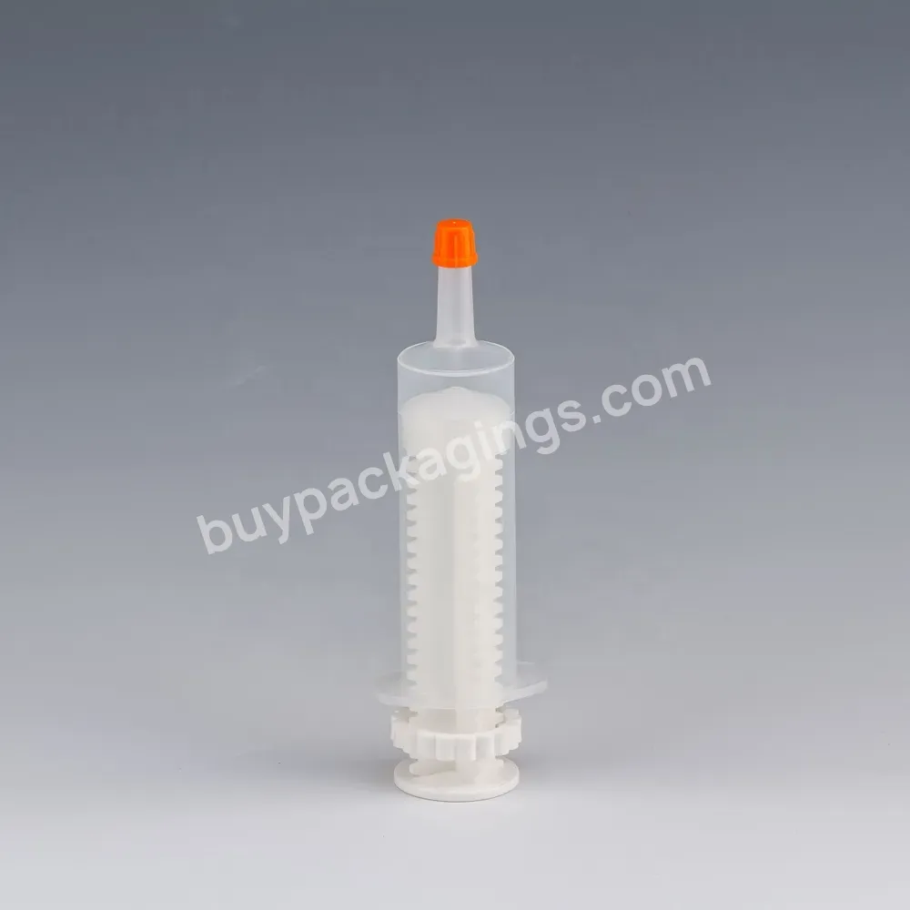 Wholesale Cheap Wide Tip Plastic 30ml Pe Dosing Dispenser Syringe Oral Nutrition Paste Equine Syringes Without Needle