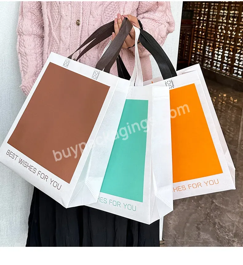 Wholesale China Factory Colorful Recycle Eco Printing Foldable Luxury Reusable Custom Logo Pp Non Woven Shopping Tote Bag With - Buy Wholesale Recycle Eco Friendly Non Woven Printing Foldable Luxury For Shopping,Handle Pp Non Woven Bag,Reusable Custo