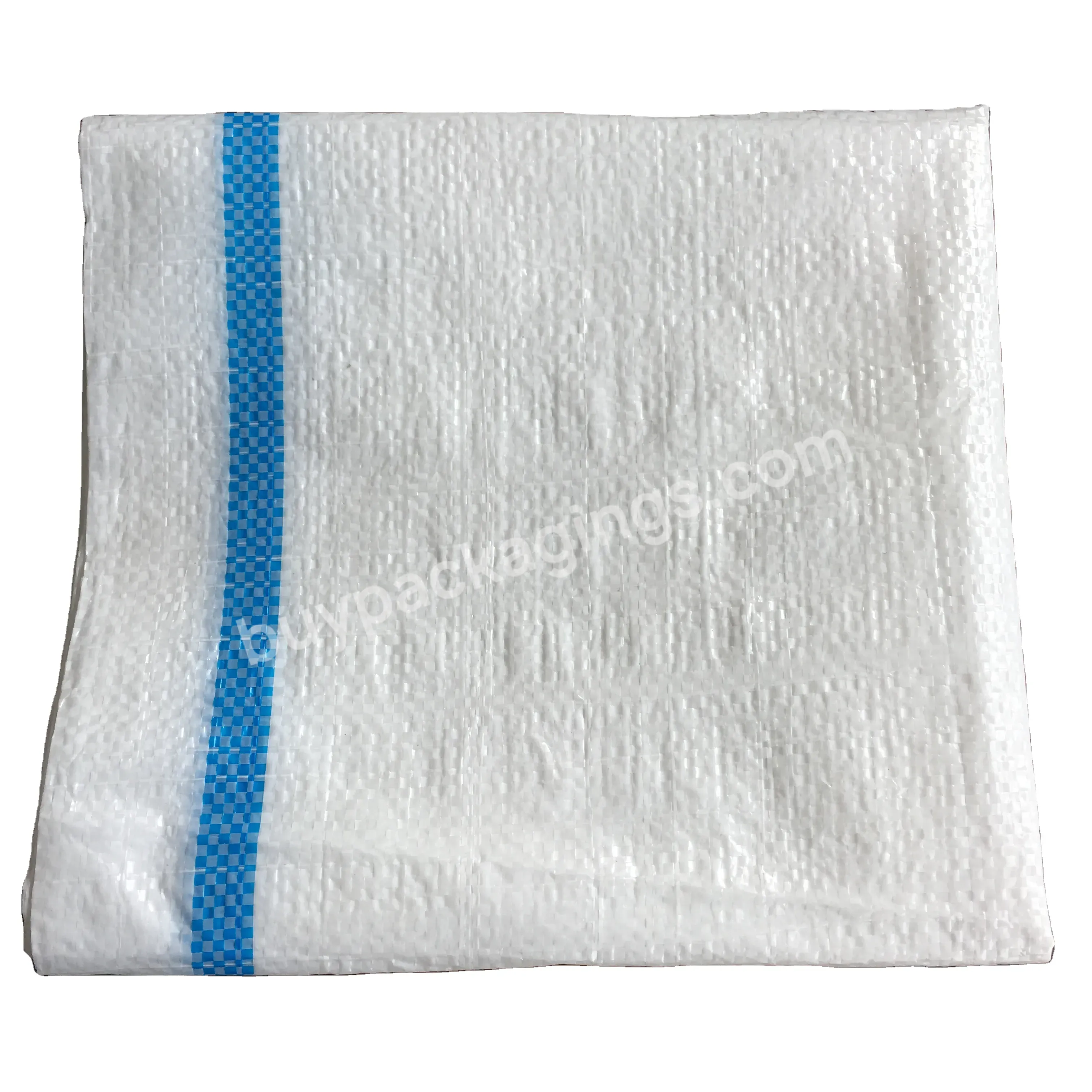Wholesale China Pp Woven White Empty Wheat Flour Packaging Bag
