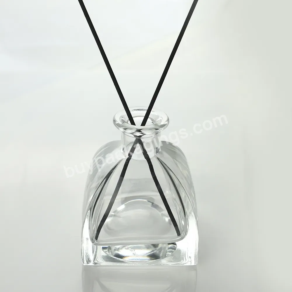 Wholesale Clear Empty Aroma Difusores Glass Reed Diffuser Bottle Diffuser Bottle Home Fragrance Reed Stick Diffuser Reed