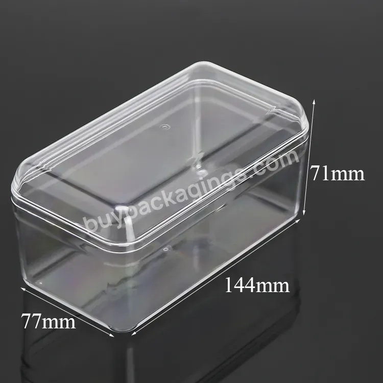 Wholesale Clear Plastic Storage Box Candy Packaging Acrylic Gifts Boxes Multi Size Chocolate Storage Box Cake Container