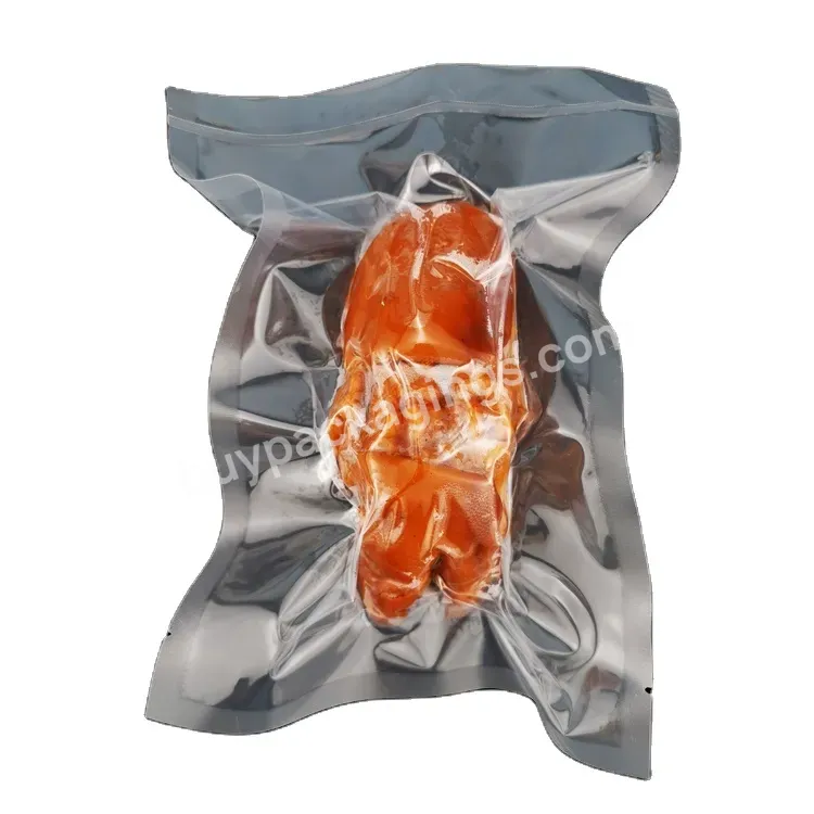 Wholesale Clearance Food Grade Clear Plastic Packaging Bag Vacuum Sealed Plastic Bag For Sausage And Steak