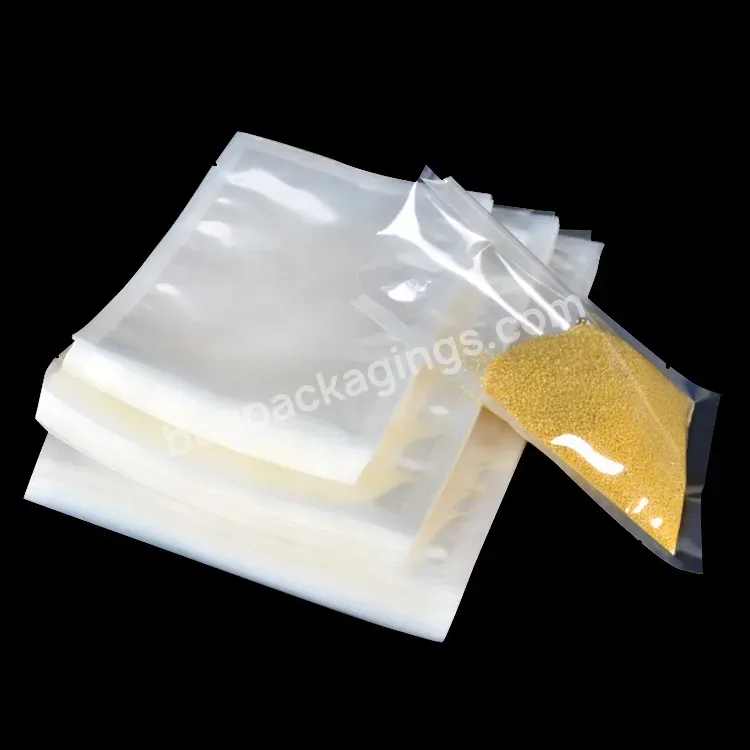 Wholesale Clearance Food Grade Clear Plastic Packaging Bag Vacuum Sealed Plastic Bag For Sausage And Steak