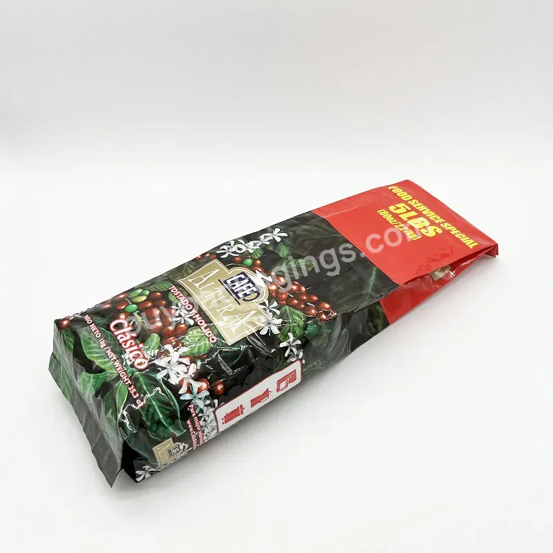Wholesale Coffee Packaging Bags With Valve Aluminium Foil Side Gusset Tin Tie Coffee Bags