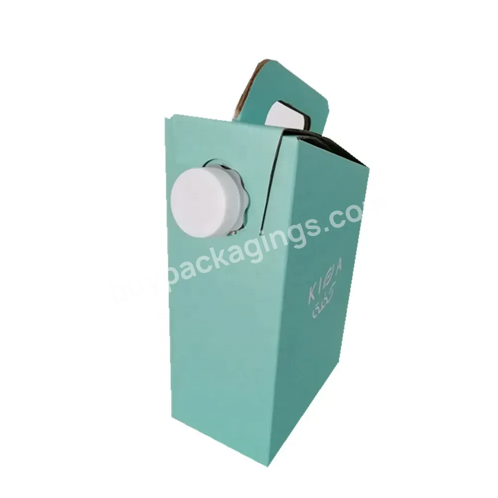 Wholesale Coffee Shop Restaurant Take Out Disposable Coffee Bag In Box With Valve 1l Coffee Dispenser Take Out Container