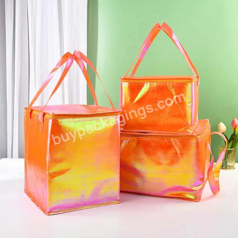 Wholesale Color Cake Insulation Bag Portable Environmental Protection Takeaway Special Thickened Aluminum Foil Refrigerator Bag