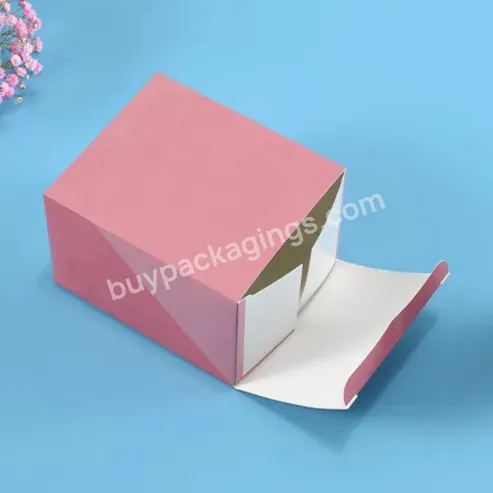 Wholesale Color Cardboard Paper Card Square Gift Cosmetics Packaging Candle Box