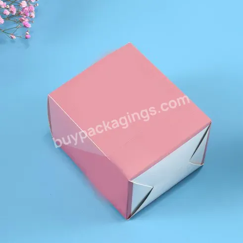 Wholesale Color Cardboard Paper Card Square Gift Cosmetics Packaging Candle Box