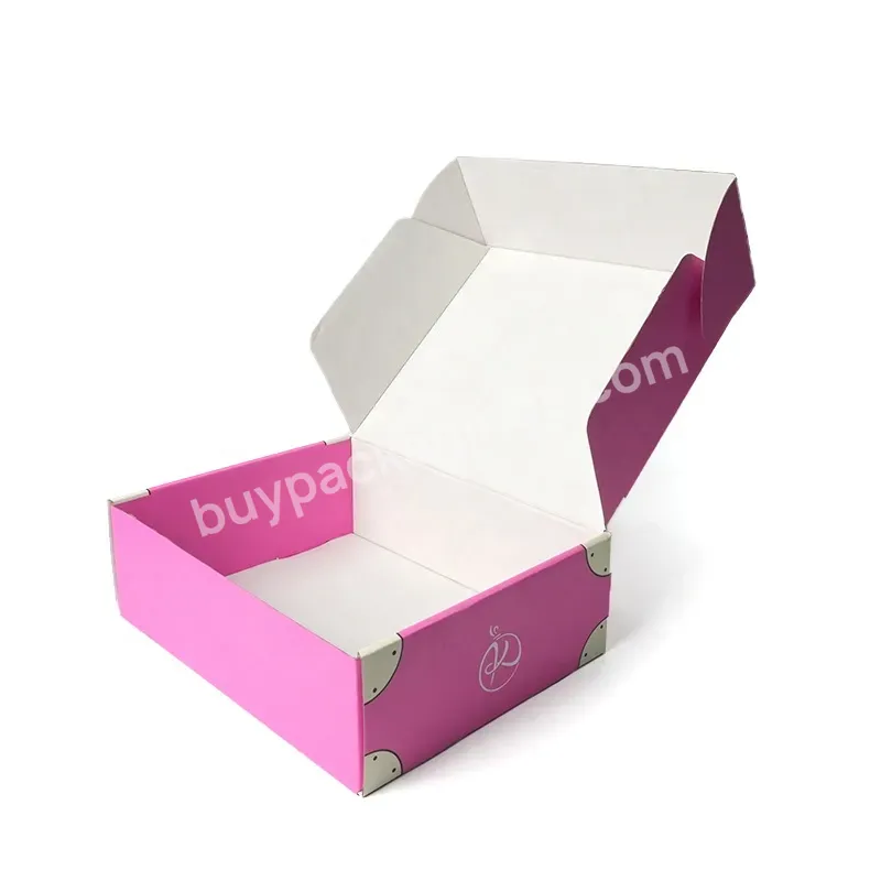 Wholesale Color Garment Packaging Corrugated Boxes Cardboard Craft Paper Local Shipping Mail Box