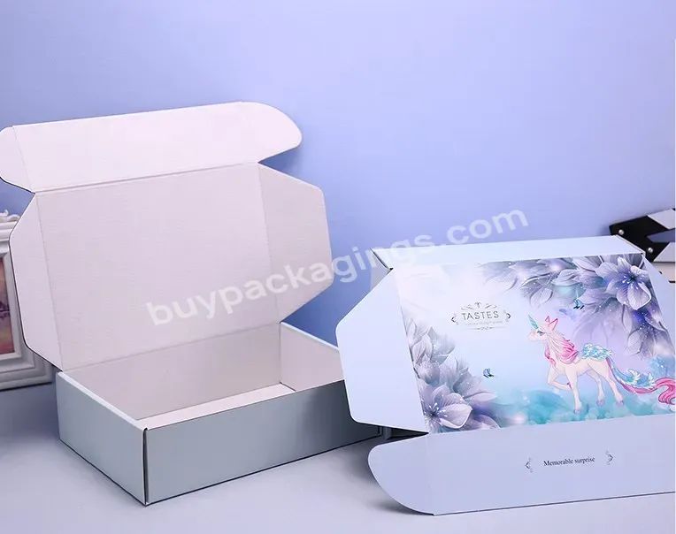 Wholesale Color Printing Custom Size Corrugated Transport Gift Packaging Paper Box