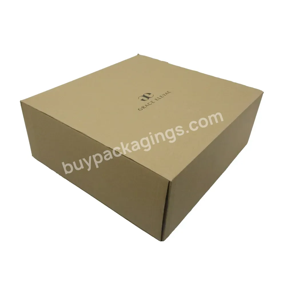 Wholesale Corrugated Box Customized Packaging Apparel Clothing Mailer Boxes For Shipping Hats Clothes With Insert