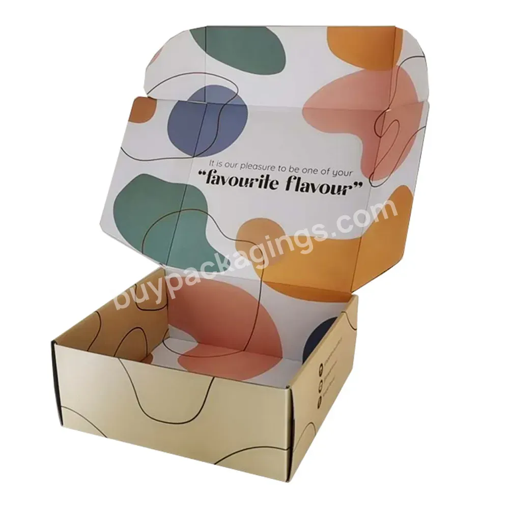 Wholesale Corrugated Paper Boxes Paper Corrugated Box Foldable Postal Delivery Paper Boxes For Clothes Mailer Shipping Carton