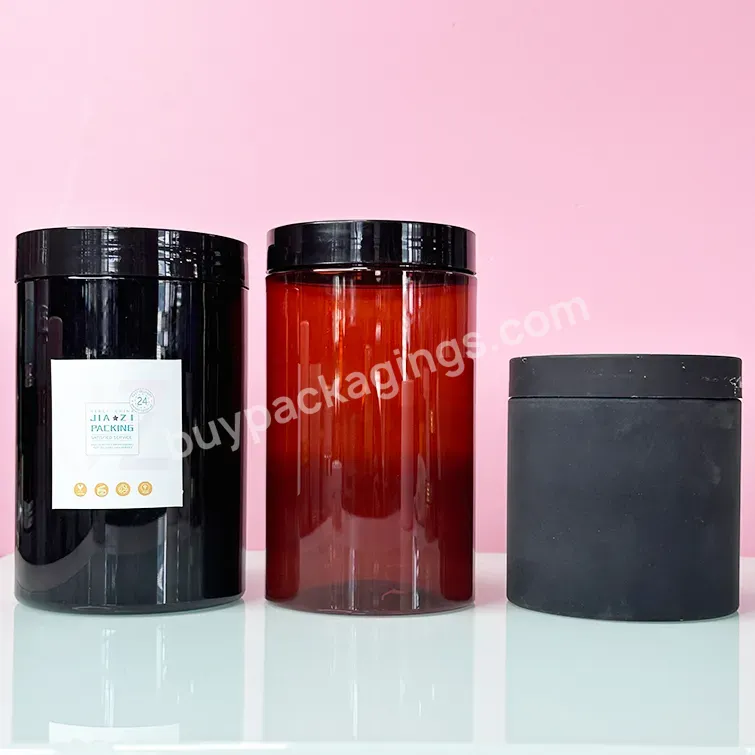 Wholesale Cosmetic Containers 50ml 60ml 100ml 120ml 150g 200ml 250ml 500ml Black Face Cream Pet Plastic Jars - Buy Plastic Jar,150g Plastic Jar,Face Cream Jars.