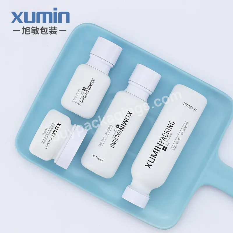 Wholesale Cosmetic Frosted Glass Lotion Bottle 50ml 110ml 150ml For Pump Bottle