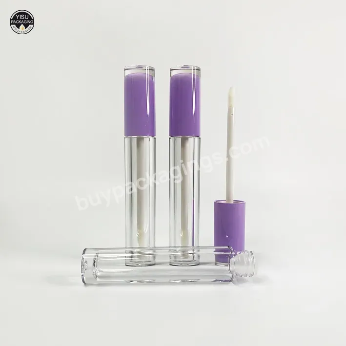 Wholesale Cosmetic Lip Gloss Bottle Black White Lip Gloss Tube