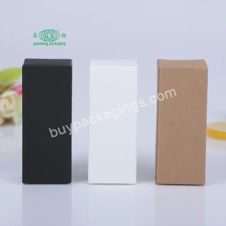 Wholesale Cosmetic Packaging Box Custom Design Essential Oil Bottle Box Kraft Paper Box