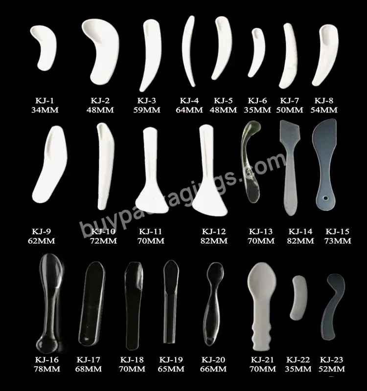 Wholesale Cosmetic Spoons Metal Mini Makeup Spatula Scoop Cosmetic Facial Cream Spoon For Women Girls