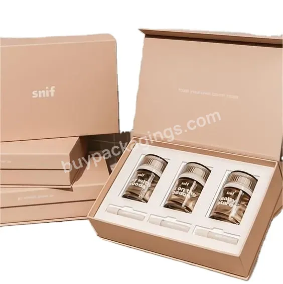 Wholesale Cosmetics Eye/face Cream Perfume Skin Care Recycled Flute Mailer Corrugated Package Paper Shipping Box Kraft Paper