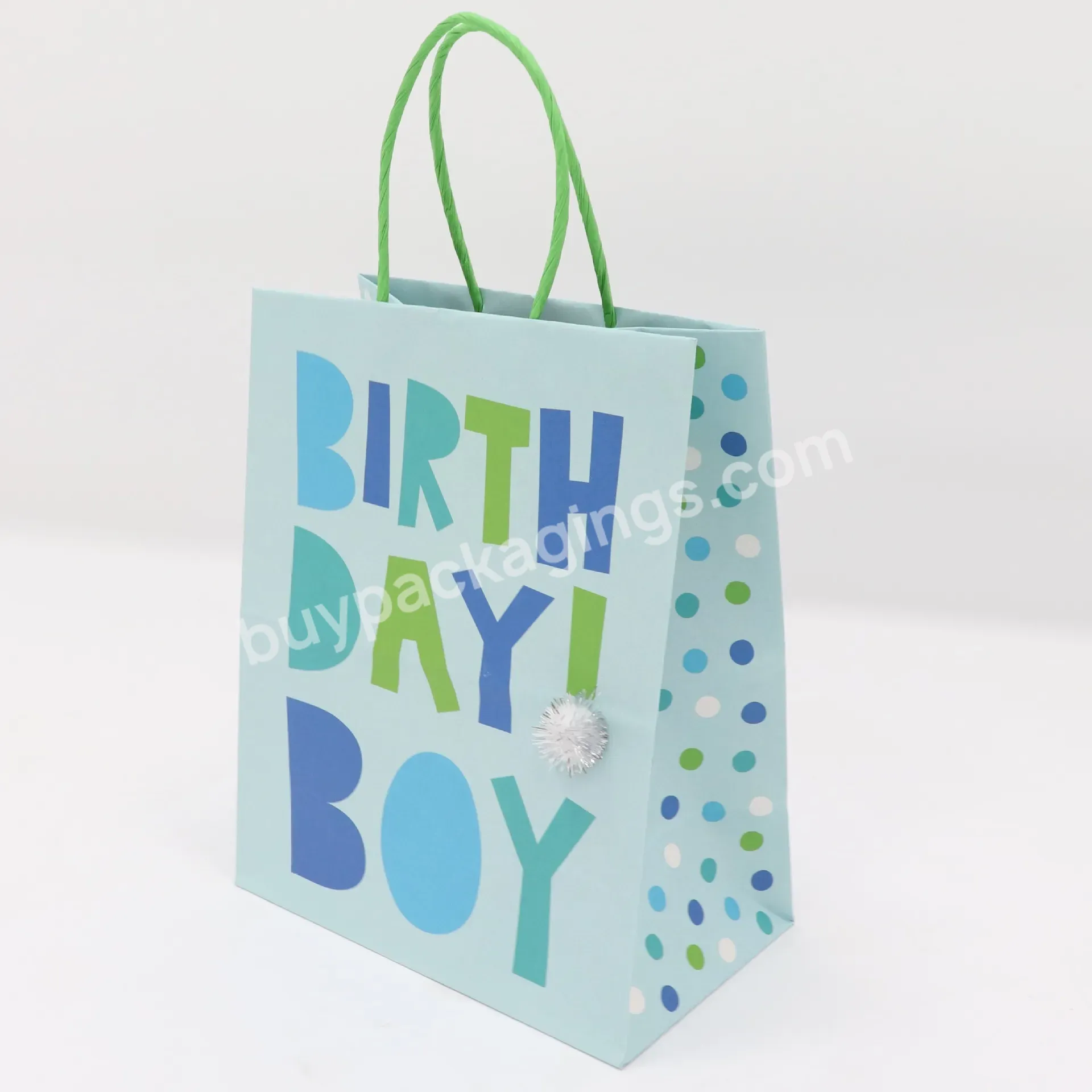 Wholesale Craft Paper Luxury Brand Custom Logo Printed Shopping Paper Bag With Hand