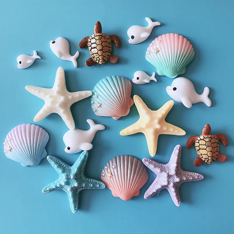 Wholesale Creative Refrigerator Magnets Starfish 3d Epoxy Resin Fridge Magnet