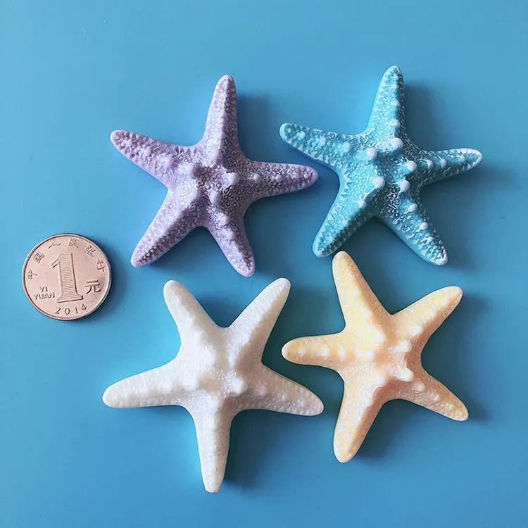 Wholesale Creative Refrigerator Magnets Starfish 3d Epoxy Resin Fridge Magnet