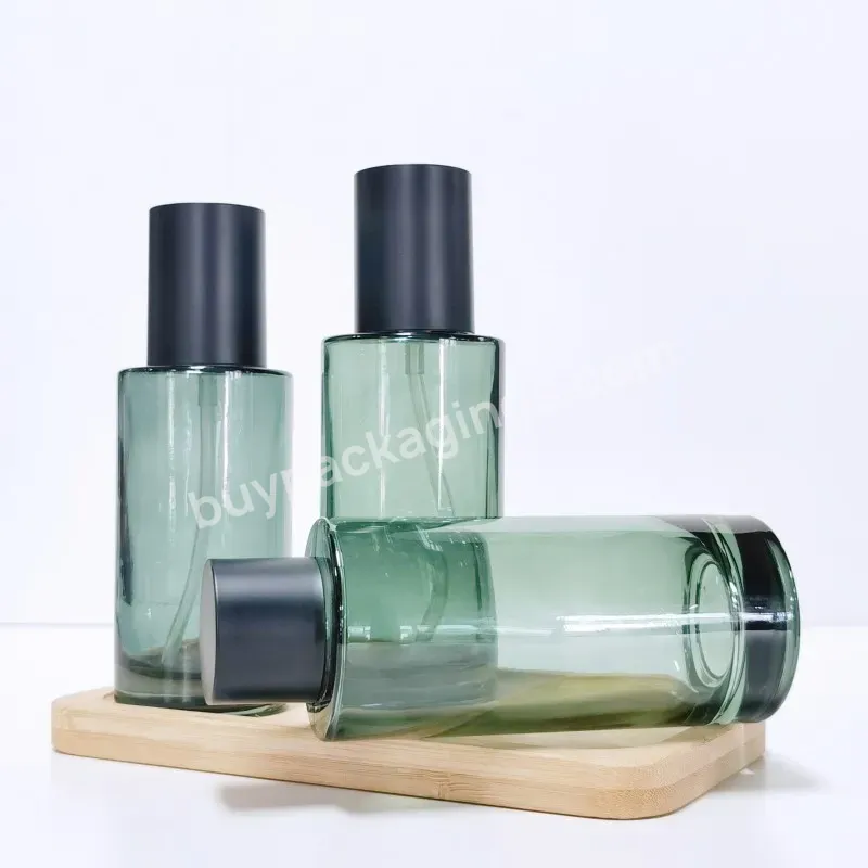 Wholesale Custom 100ml 120ml 150ml Cosmetic Packaging Face Creamserum Skin Care Glass Bottle Set