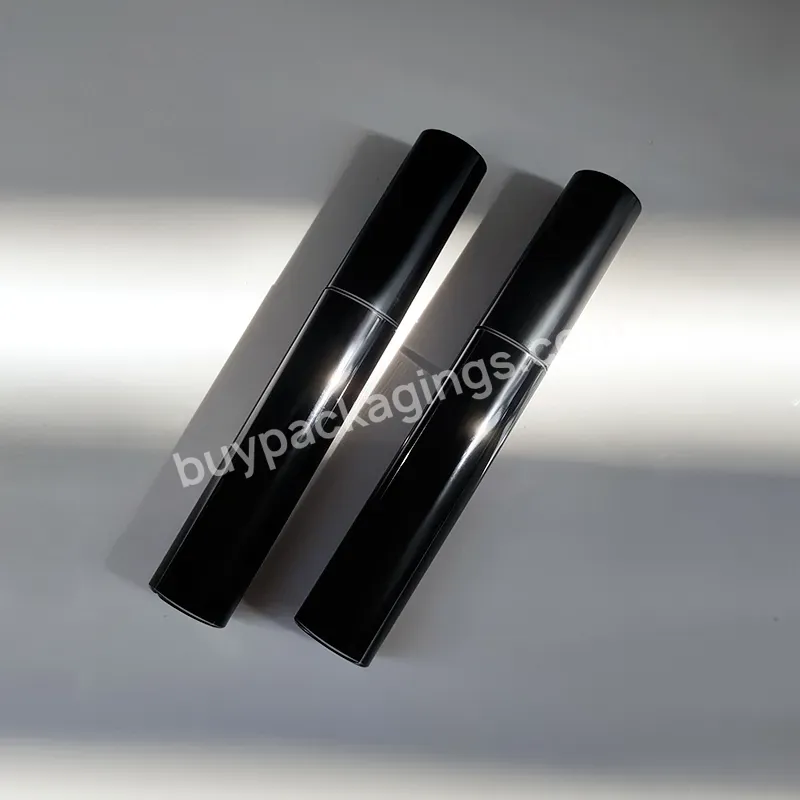 Wholesale Custom 15ml Plastic Black Empty Mascara Wand Tube Bottle Mascara Packaging Tube With Mascara Brush