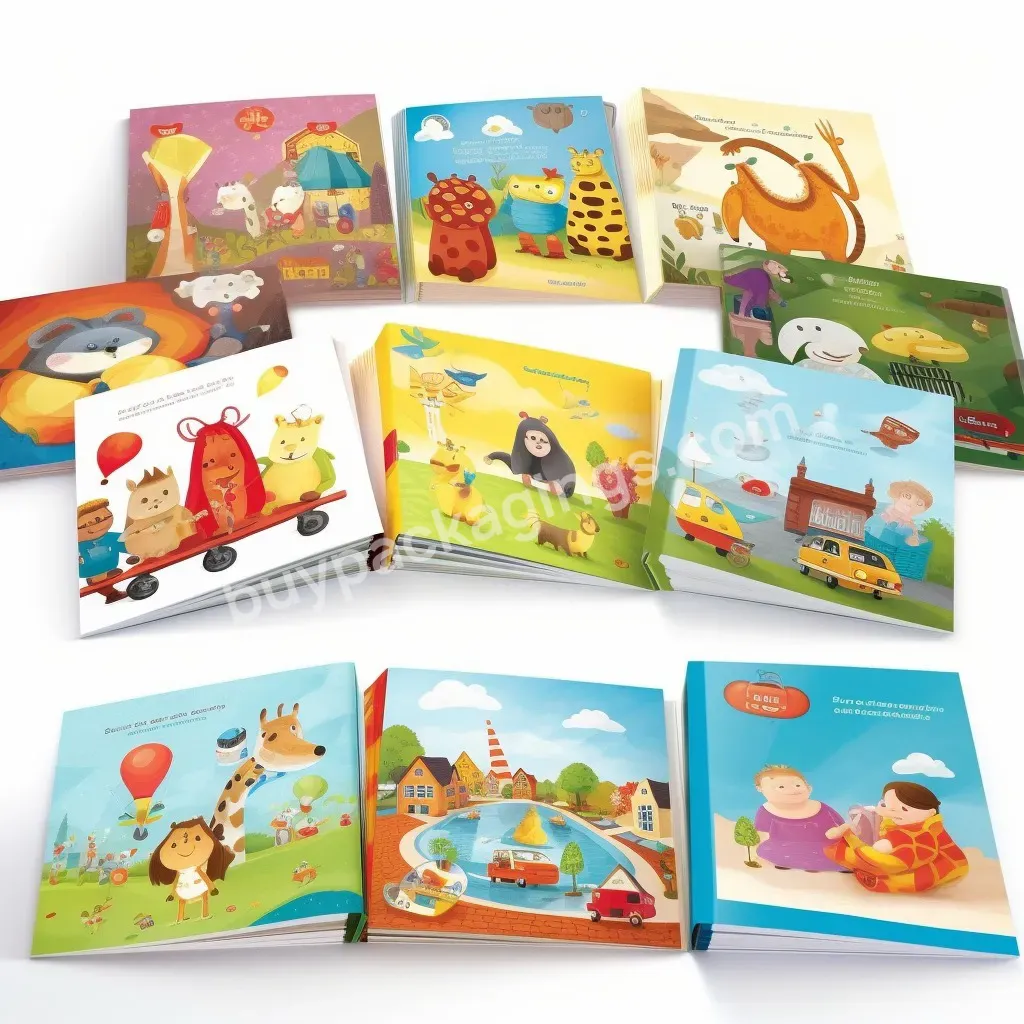 Wholesale Custom Baby Board Educational Book Hardcover English Cardboard Story Color Children Books Printing For Kids