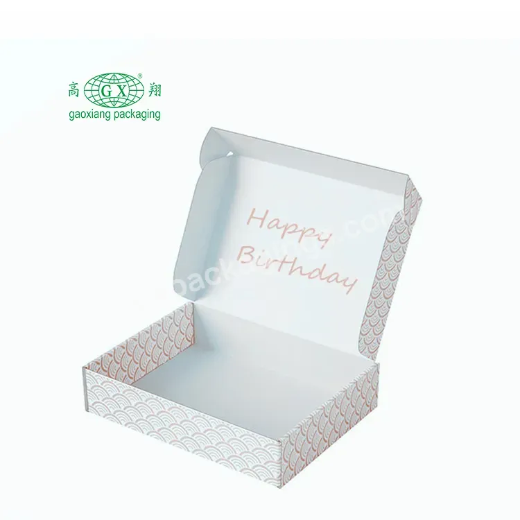 Wholesale Custom Card Corrugated Paper Box Colored Gift Boxes Shipping Shoes Mailer Boxes