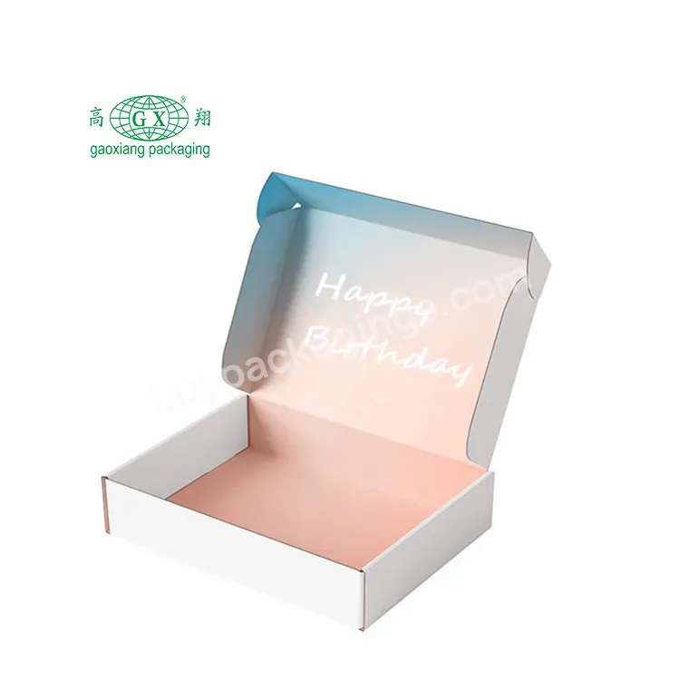 Wholesale Custom Card Corrugated Paper Box Colored Gift Boxes Shipping Shoes Mailer Boxes