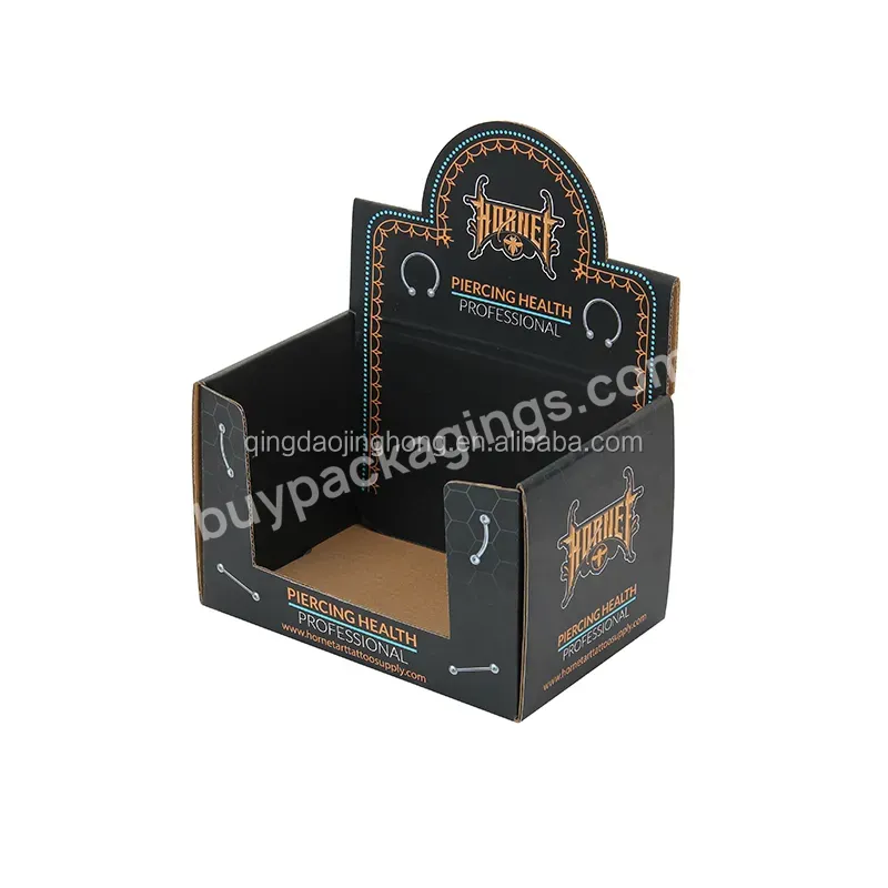 Wholesale Custom Cardboard Shelf Products Retail Packaging Counter Corrugated Paper Display Packaging Box