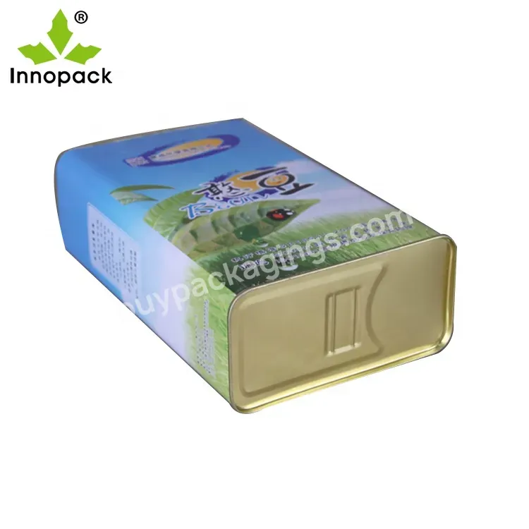 Wholesale Custom Cheap Tin Cans Custom Tinplate Square Tin Container