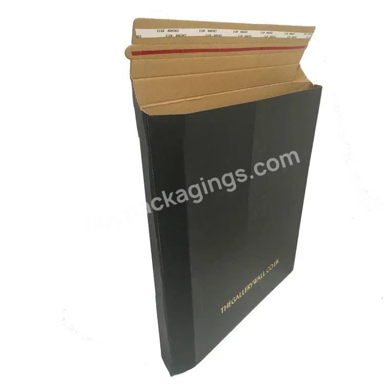 Wholesale custom Classic style  gold brown shipping kraft paper envelope