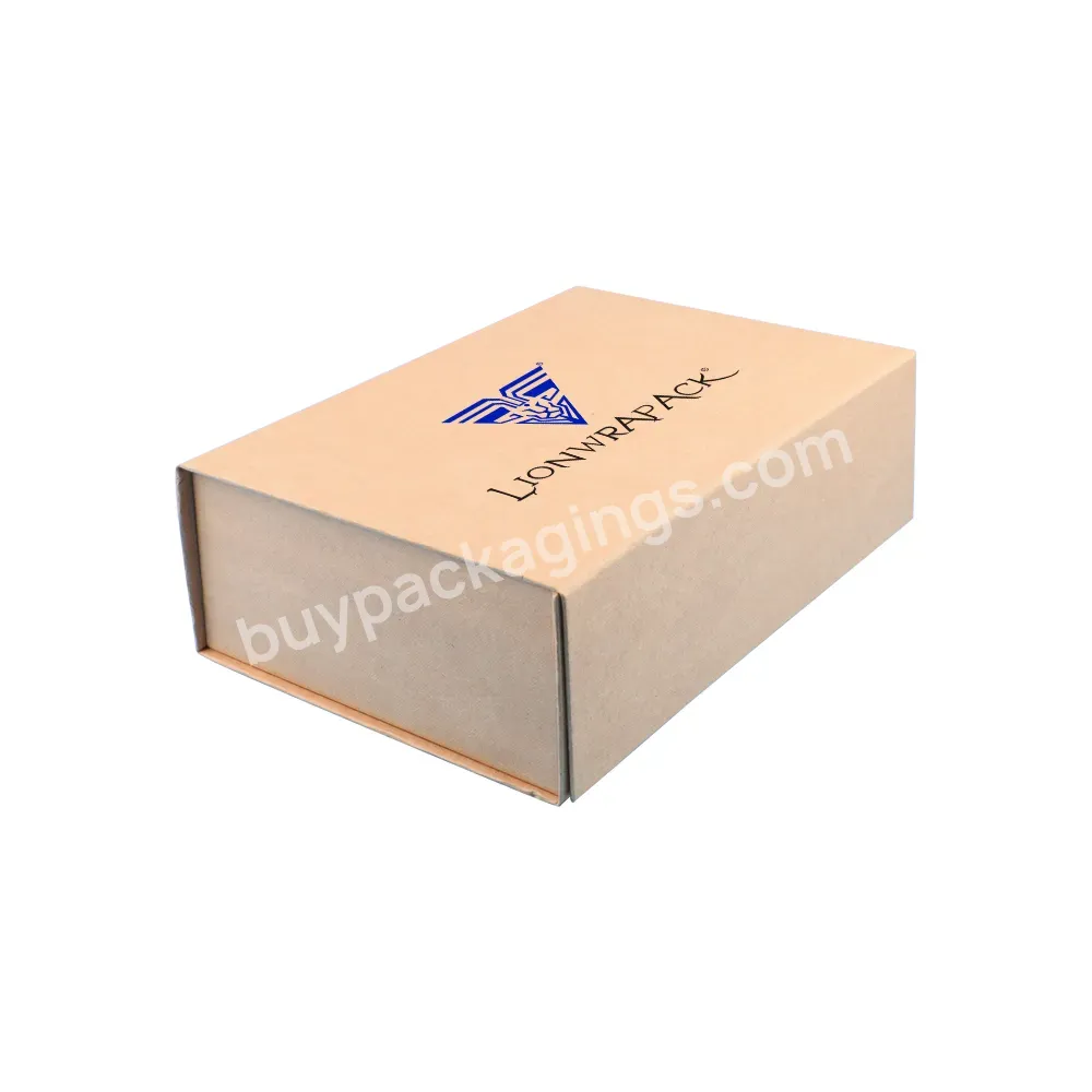 Wholesale Custom Clothing Fold Kraft Paper Box Packaging Biodegradable Folding Box Shipper Corrugated Box