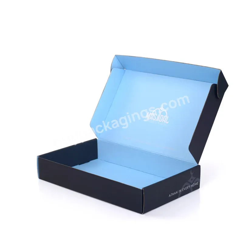 Wholesale Custom Clothing Fold Kraft Paper Box Printing With Logo Custom