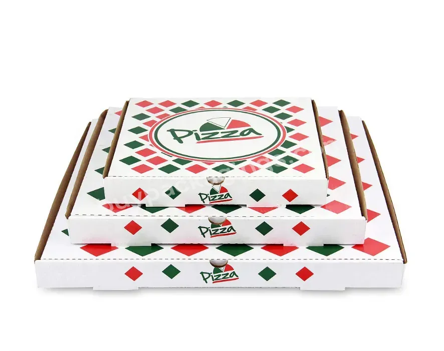 Wholesale Custom Corrugated 12 16 Inch Cheap Pizza Box Oem Brown Kraft Paper Design Packaging Pizza Boxes With Logo