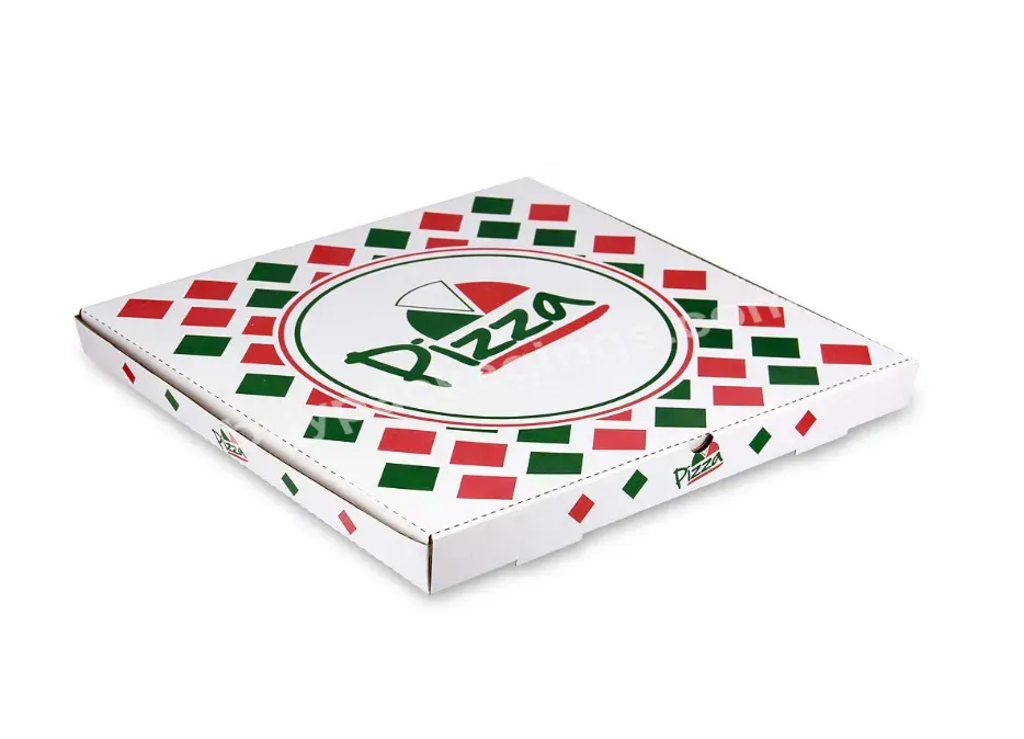 Wholesale Custom Corrugated 12 16 Inch Cheap Pizza Box Oem Brown Kraft Paper Design Packaging Pizza Boxes With Logo