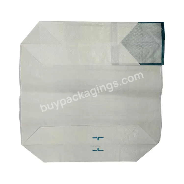 Wholesale Custom Design Factory Price Polypropylene Valve Bag Of Cement 40kg 50 Kg Pp Woven Bags