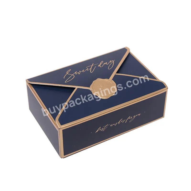 Wholesale Custom Design Paper Boxes Wedding Chocolate Gift Box For Guest Creative Clamshell Candy Box
