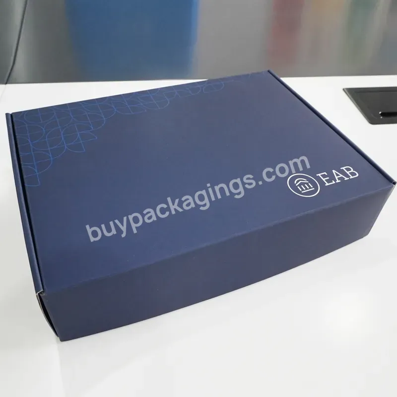 Wholesale Custom Eco Friendly Printed Blank Colored Packaging Mailer Boxes Kraft Rigid Corrugated Shipping Box With Logo