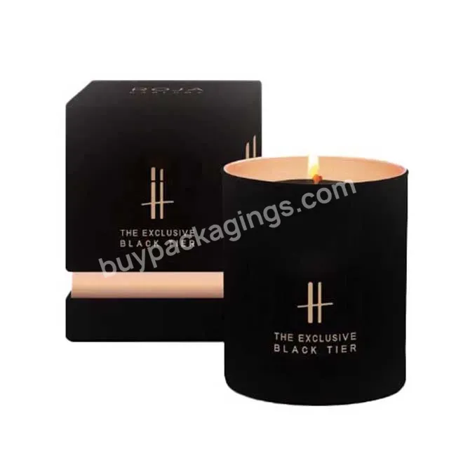 Wholesale Custom Empty Kraft Paper Packaging Gift Box For Candle Jar