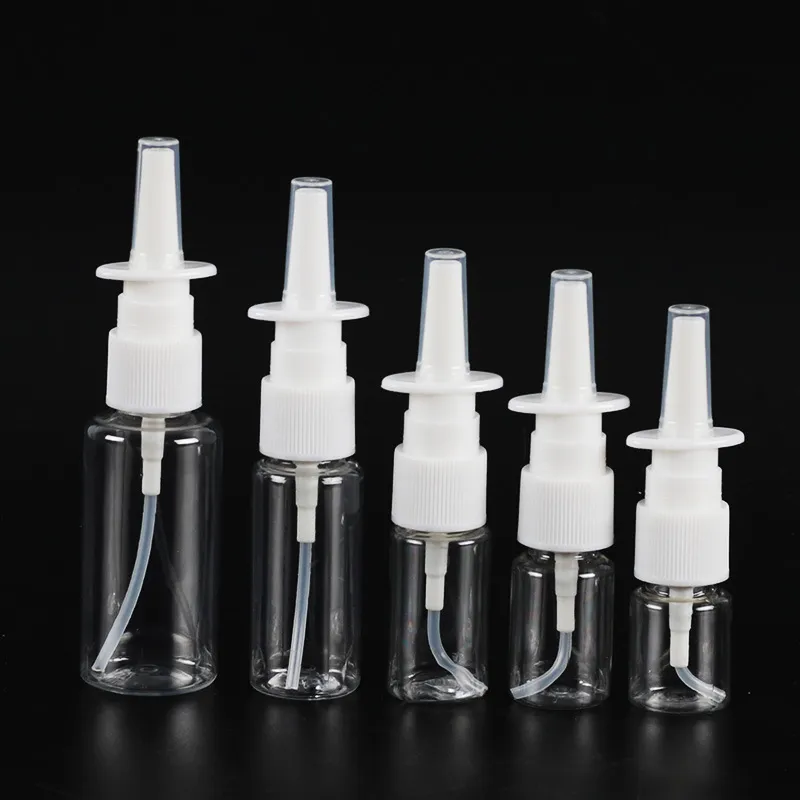 Wholesale custom empty mini_spray_bottle plastic 10ml 50ml 100ml 150mlcosmetic mist transparent lotion clear spray bottle