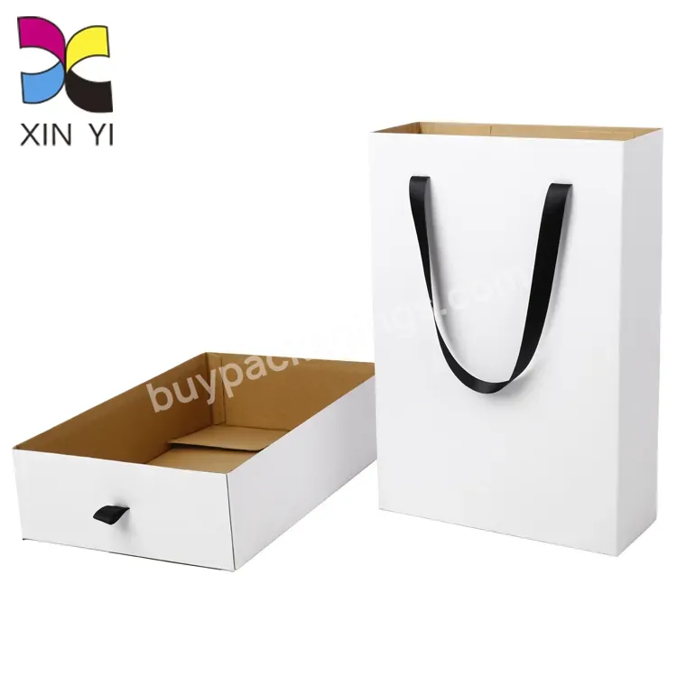 Wholesale Custom Garment Clothing Underwear Corrugated Shipping Packaging Box Drawers