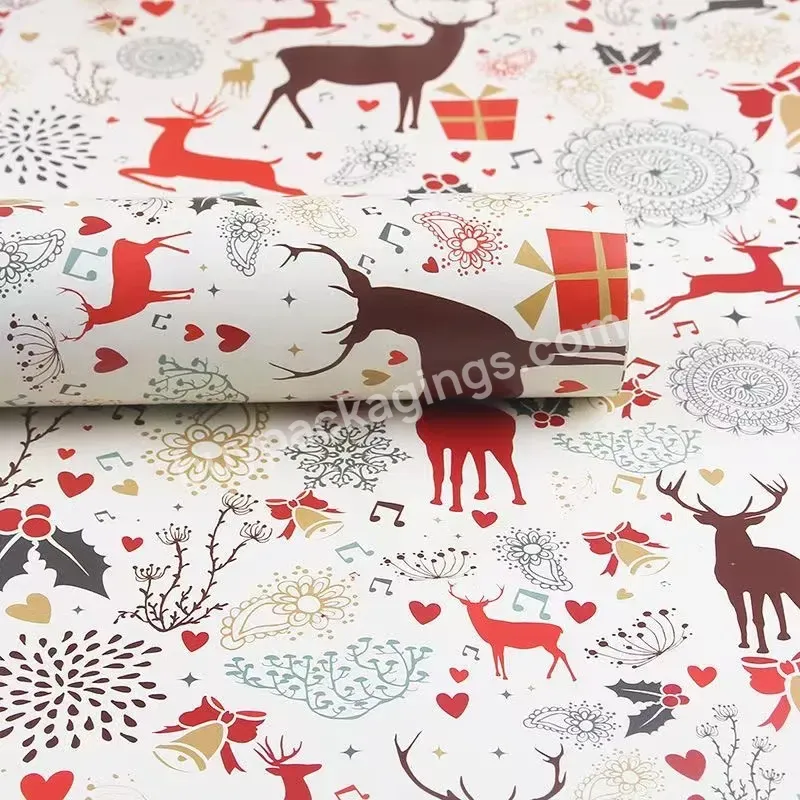 Wholesale Custom Gift Wrapping Tissue Paper Packaging Printed Logo For Packing